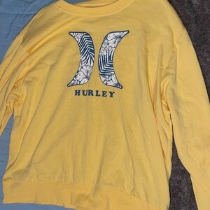 yellow hurly long sleeve